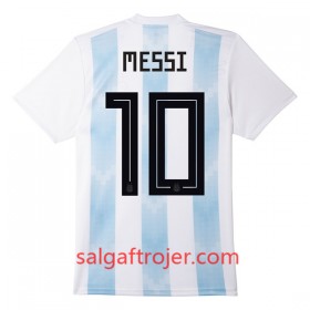 Argentina Fodboldtrøjer Messi 10 Hjemmebanesæt VM 2018